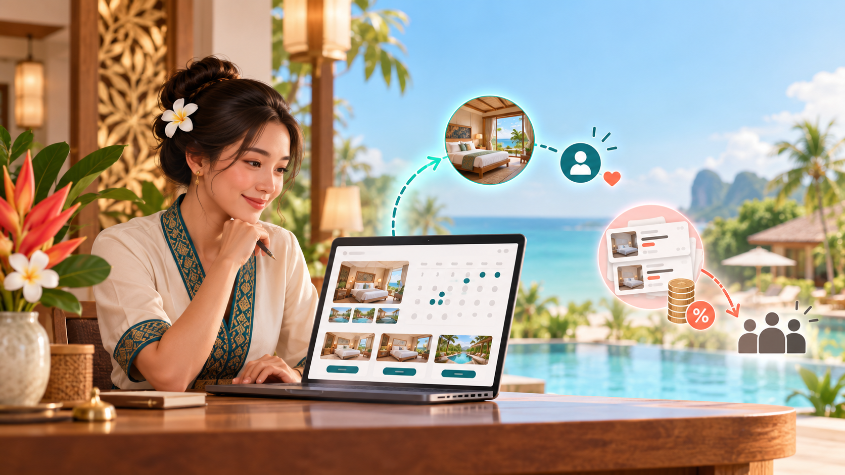 Booking Engine คืออะไร? ลดค่าคอม OTA เพิ่มการจองตรงให้โรงแรม