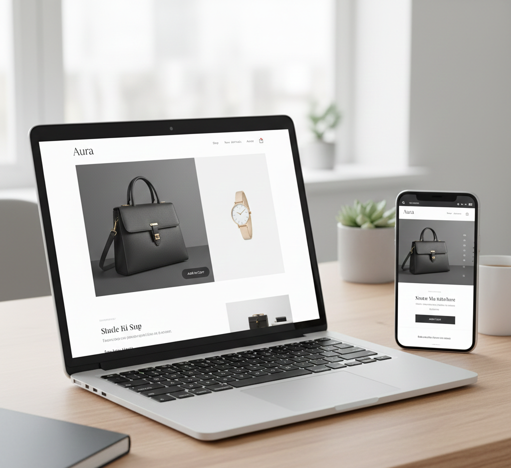 รับออกแบบ Website E-Commerce บริษัท A Must Element